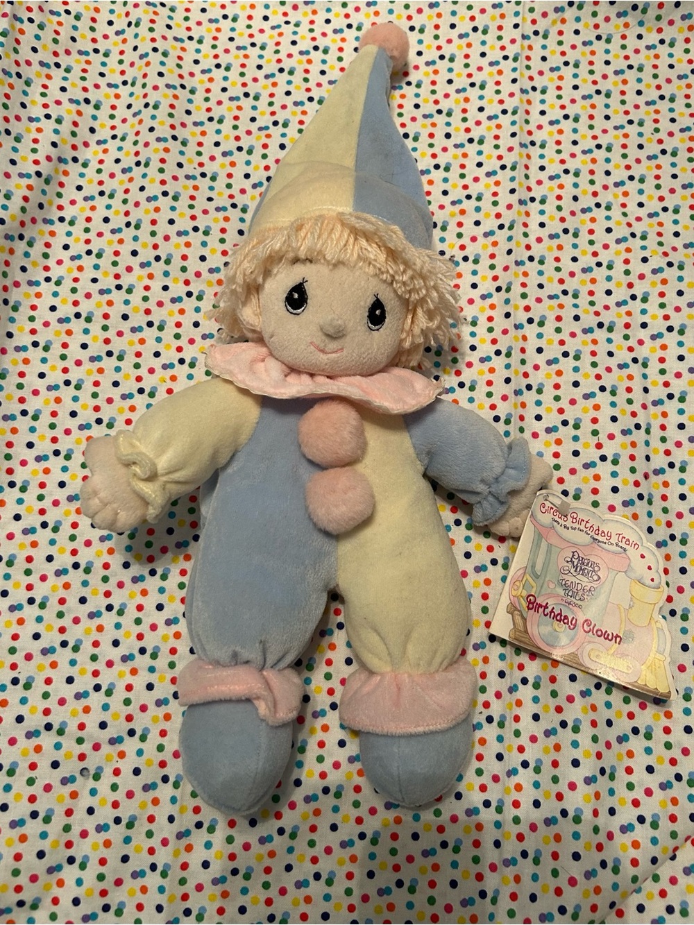 Precious Moments Tender Tails Plush Pastel Clown